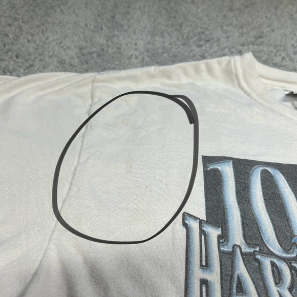 Harley Davidson Shirt Mens Large 100 Years of Harley Bicycle Motorcycle Y2K - Picture 6 of 11